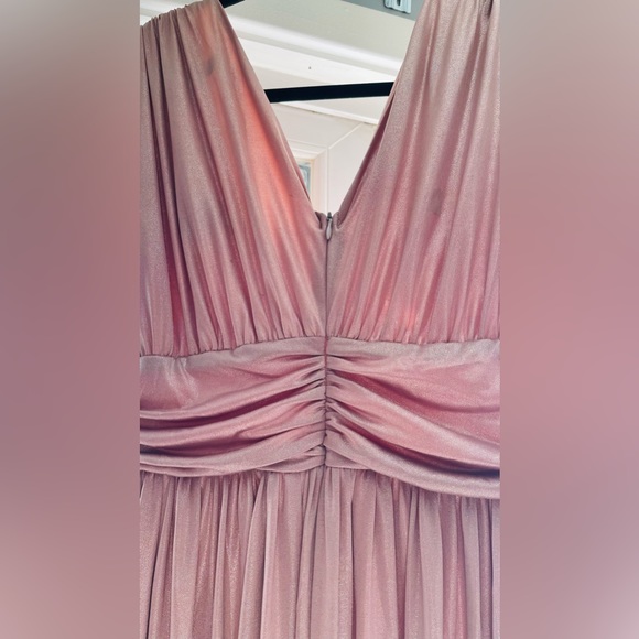 Floor length maternity dress | Champagne color| Size 32 - Picture 7 of 17